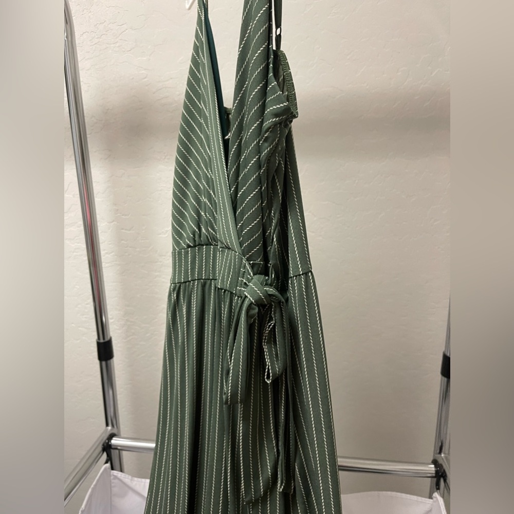 Striped jumpsuit